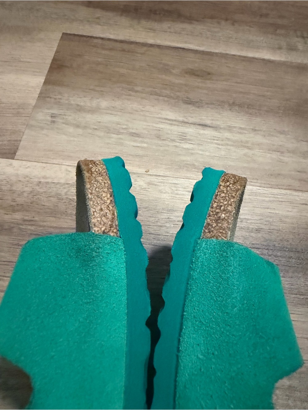 Birkenstock Arizona Digital Green Suede Sandals Womens EU 39 US 8 - Picture 5 of 10